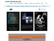 Tablet Screenshot of electrofans.com